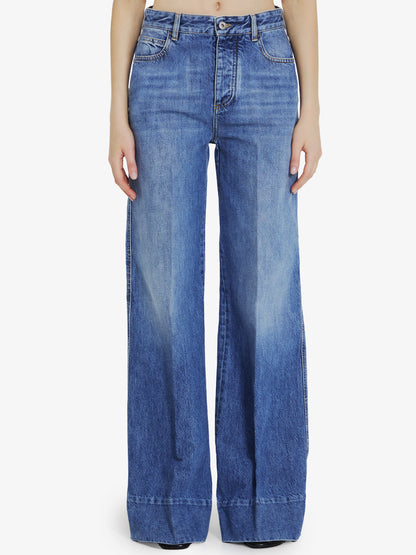 BOTTEGA VENETA 36 wide-leg jeans