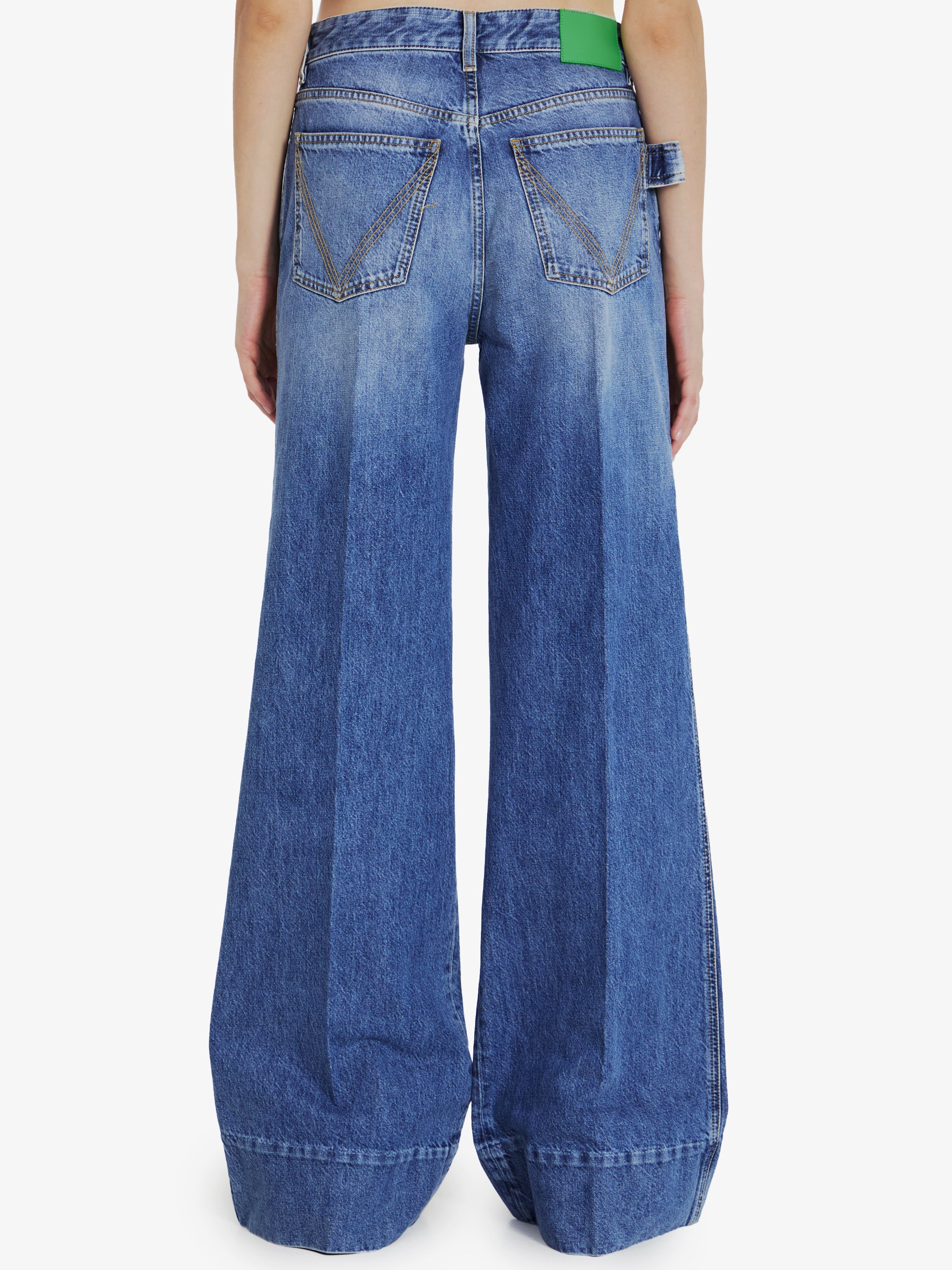 BOTTEGA VENETA 36 wide-leg jeans