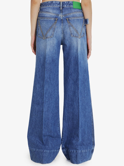 BOTTEGA VENETA 36 wide-leg jeans