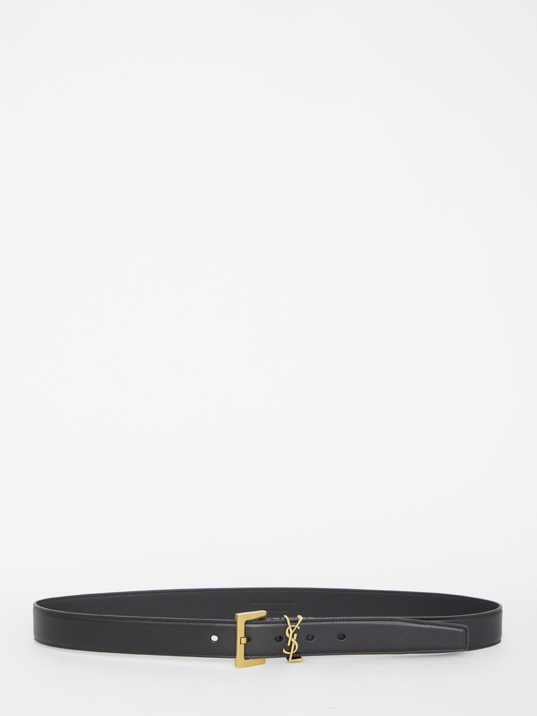 SAINT LAURENT 70 monogram thin belt