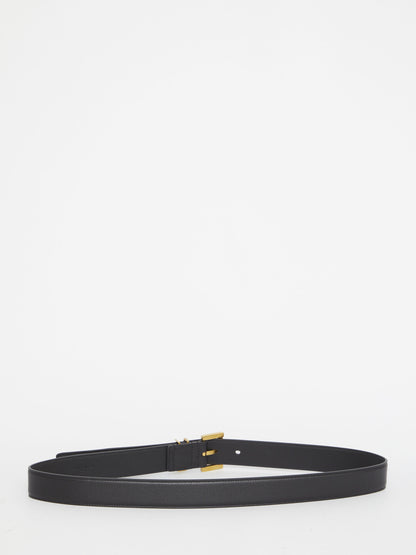 SAINT LAURENT 70 monogram thin belt