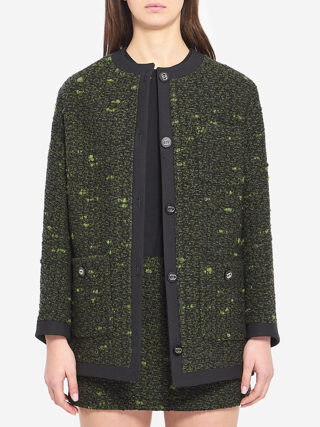 GUCCI 38 bouclé wool jacket