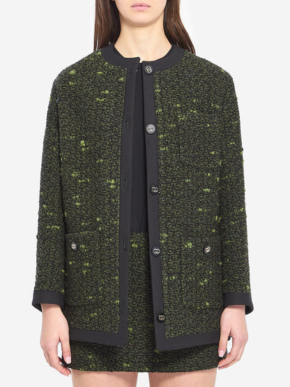 GUCCI 38 bouclé wool jacket