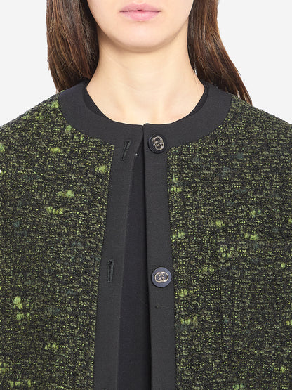 GUCCI 38 bouclé wool jacket