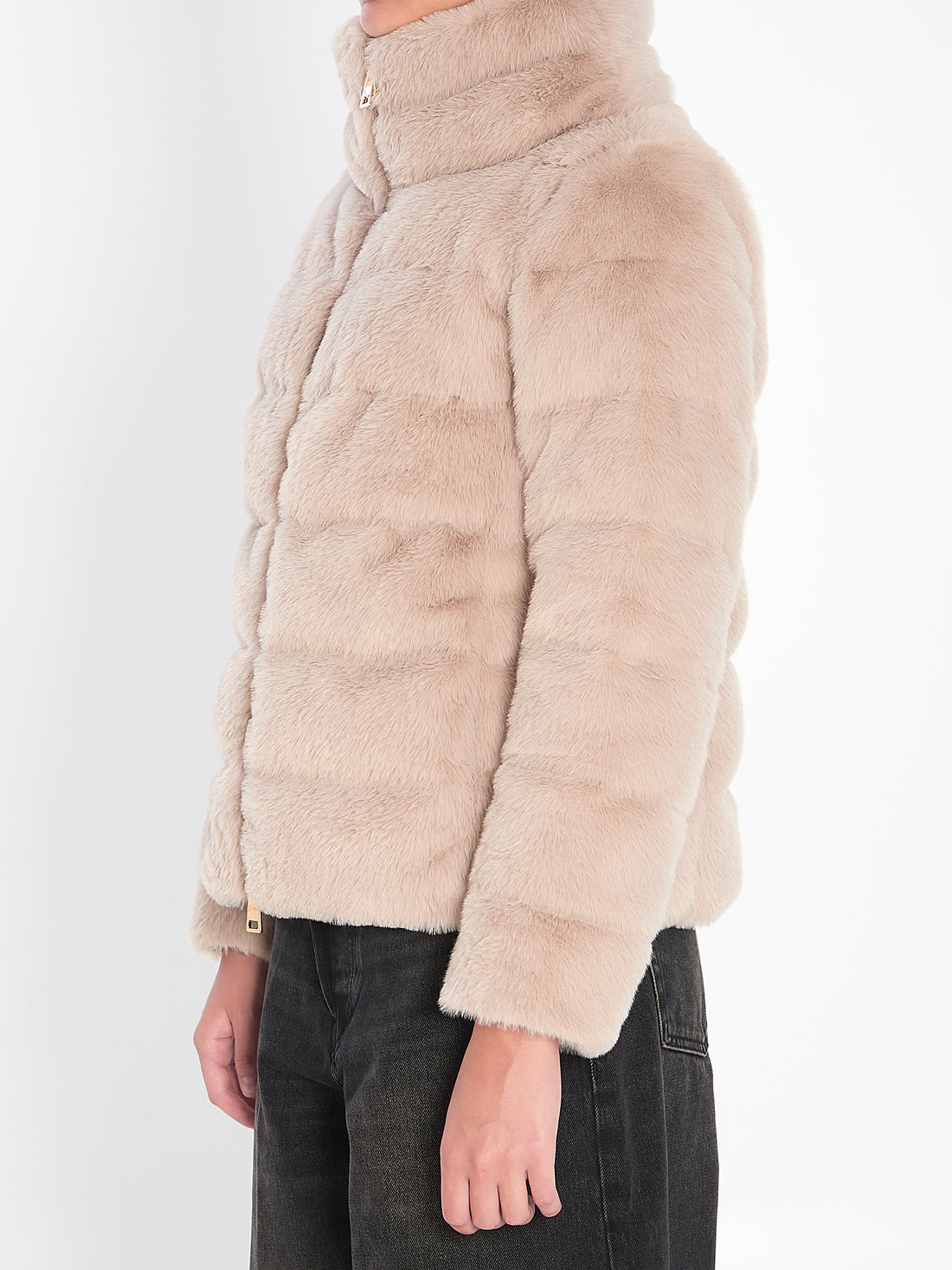 HERNO 42 faux-fur puffer jacket