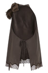 blouse 01 silk satin top