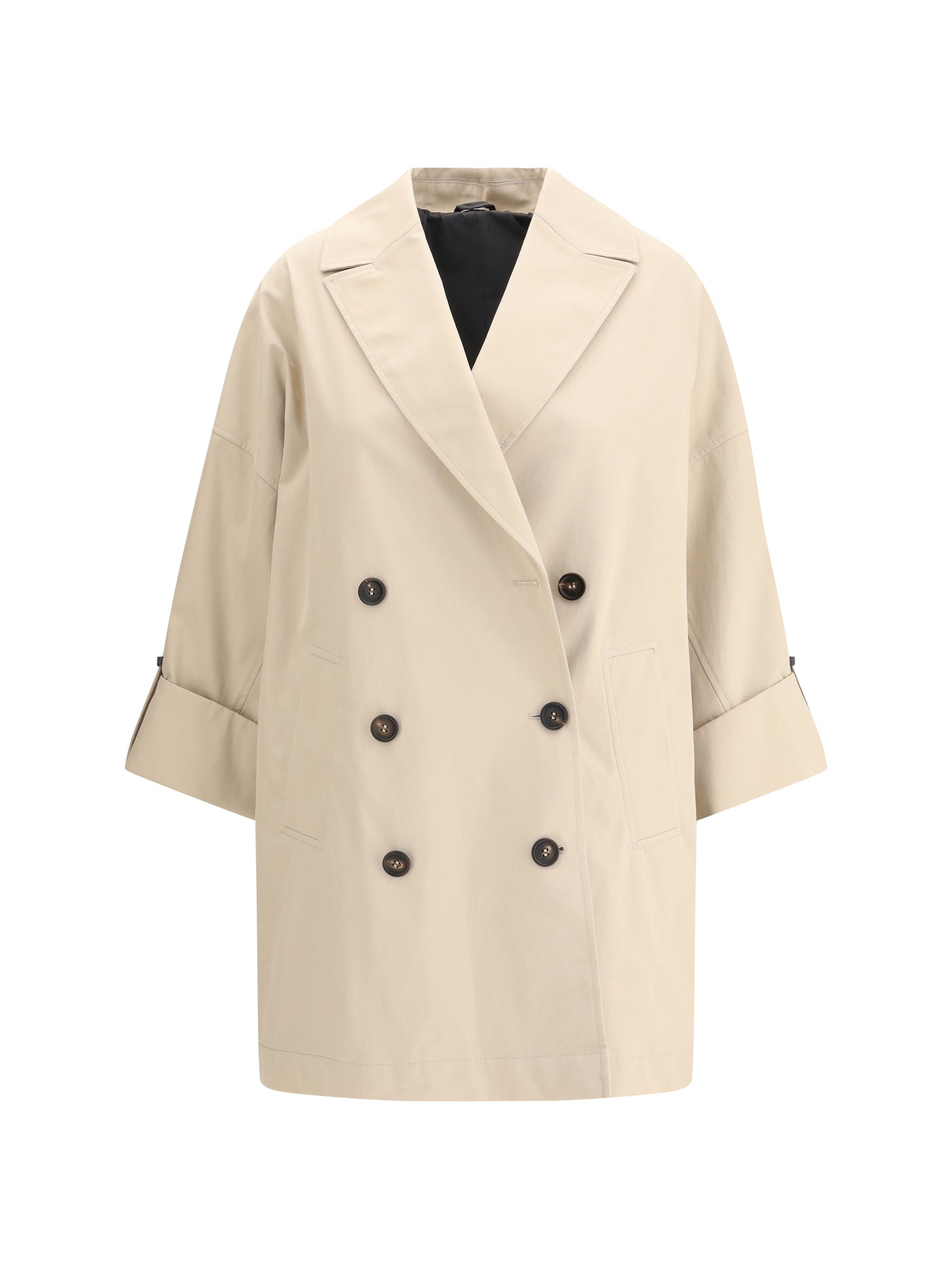 BRUNELLO CUCINELLI 36 midi trench coat
