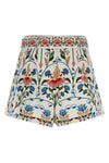 fraga shorts in all-over floral print cotton canvas