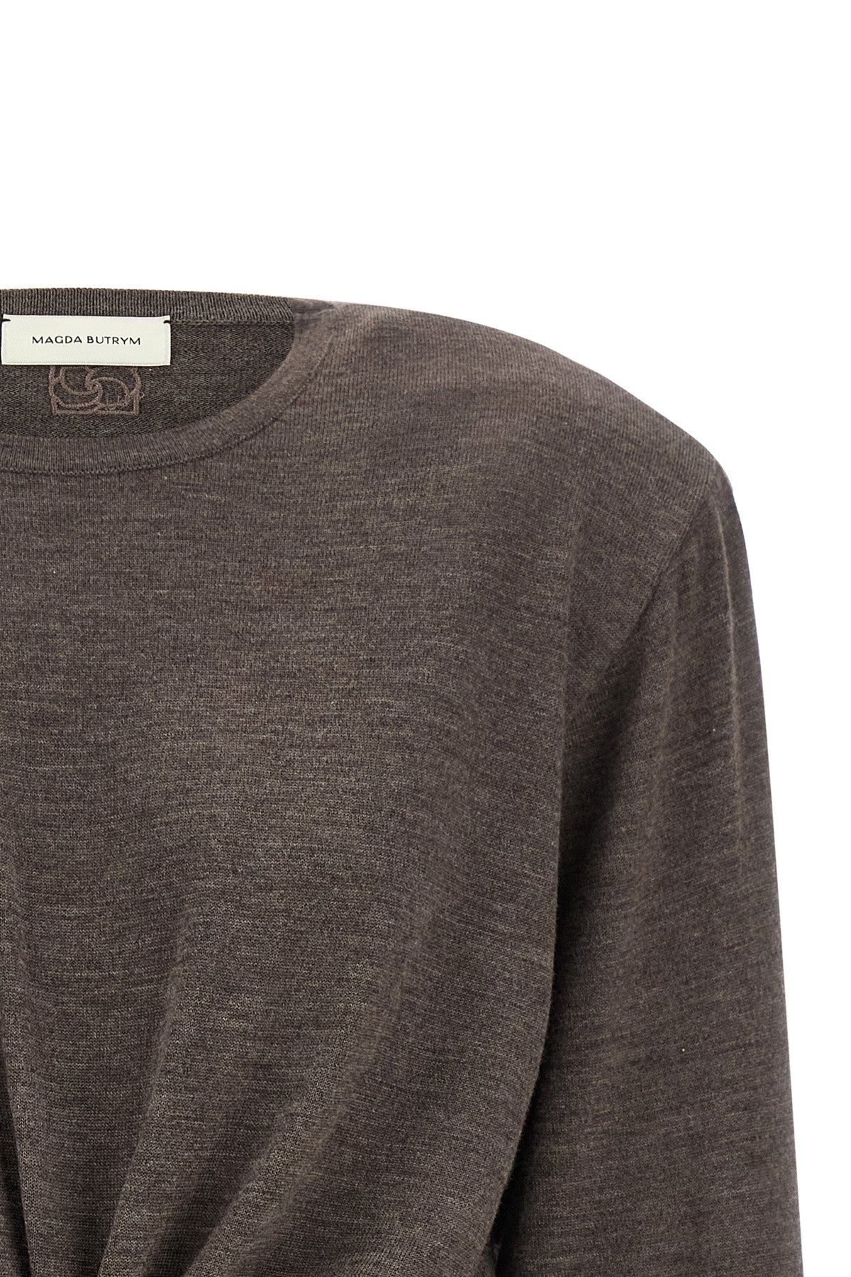 magda butrym 31 long-sleeved sweater is made of pure light wool in a versatile