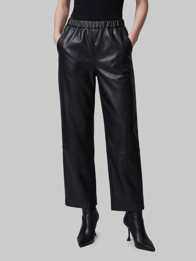 sarah leather pants in black