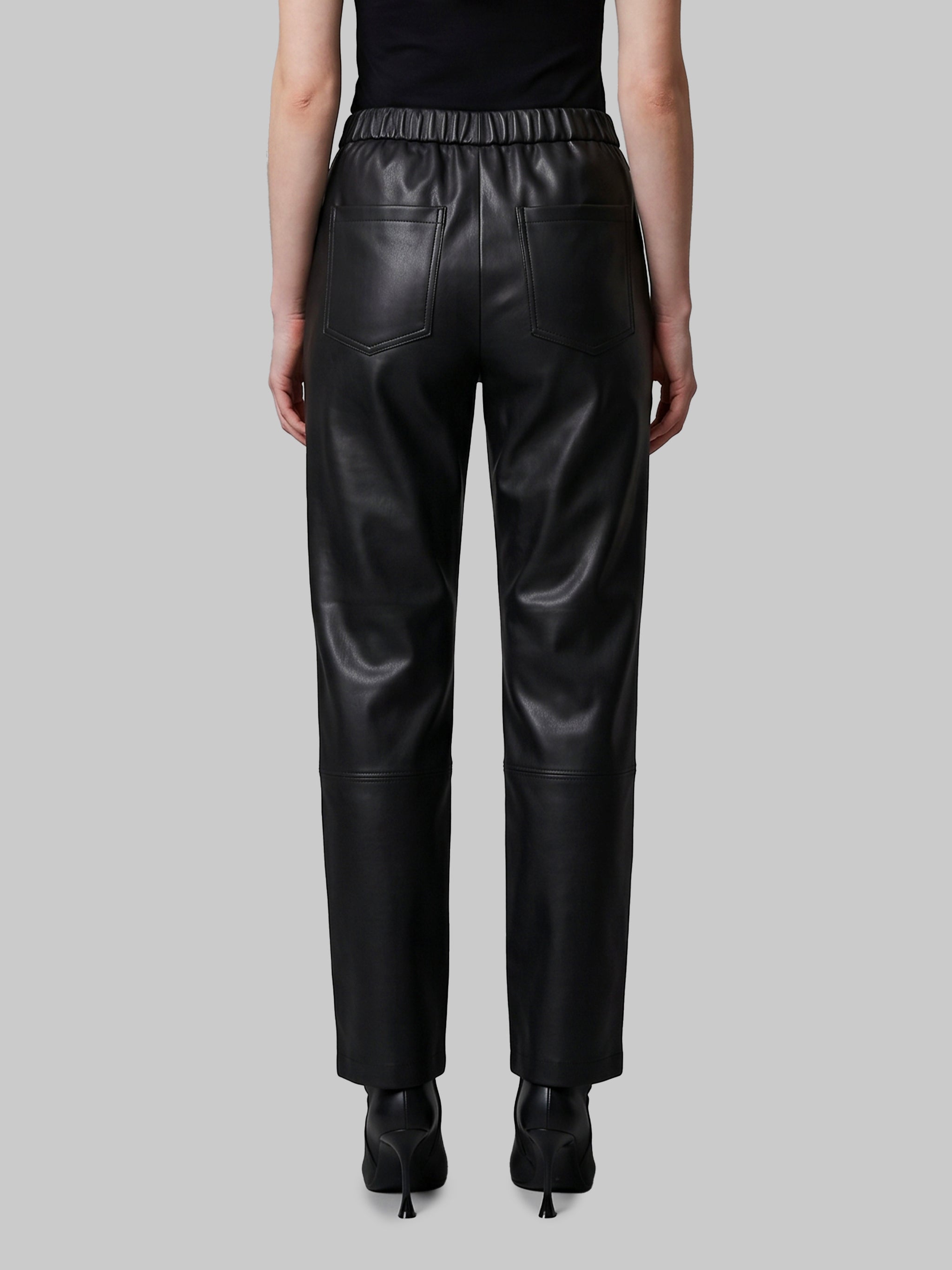 sarah leather pants in black