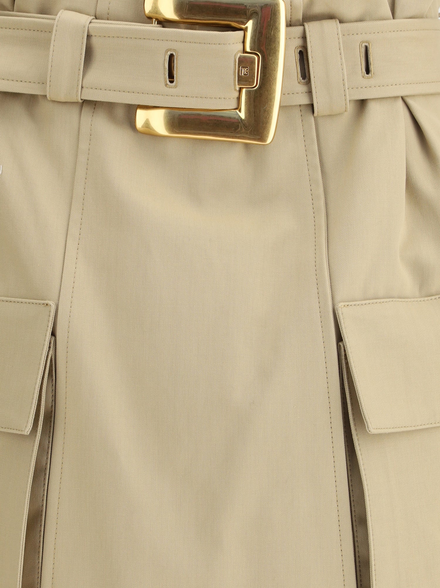 BALMAIN 34 cargo miniskirt