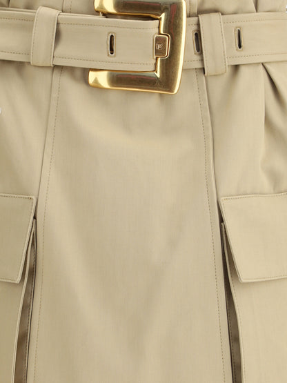 BALMAIN 34 cargo miniskirt