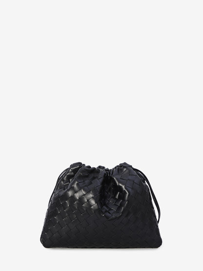 BOTTEGA VENETA OS black dustbag bag medium