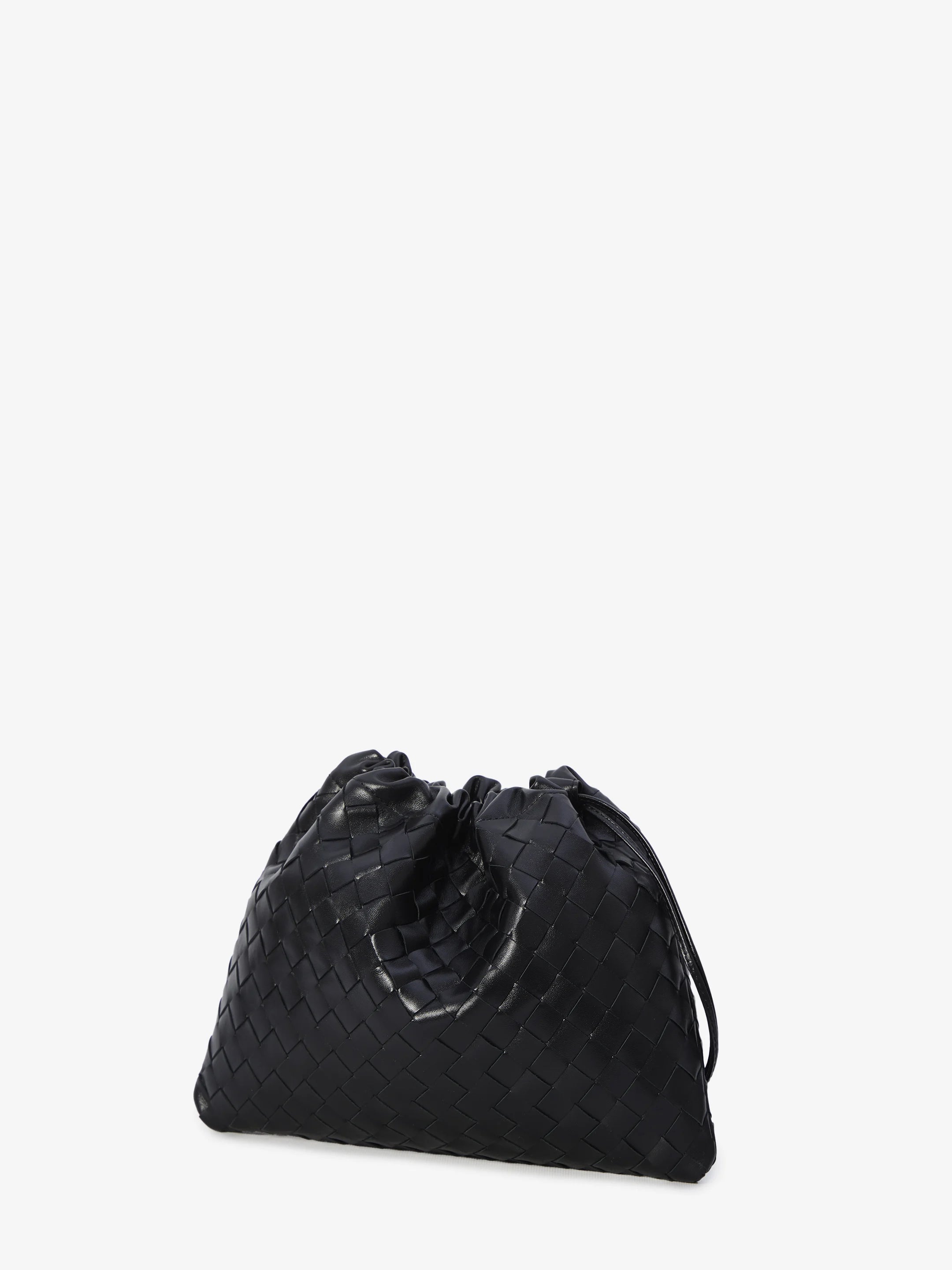 BOTTEGA VENETA OS black dustbag bag medium
