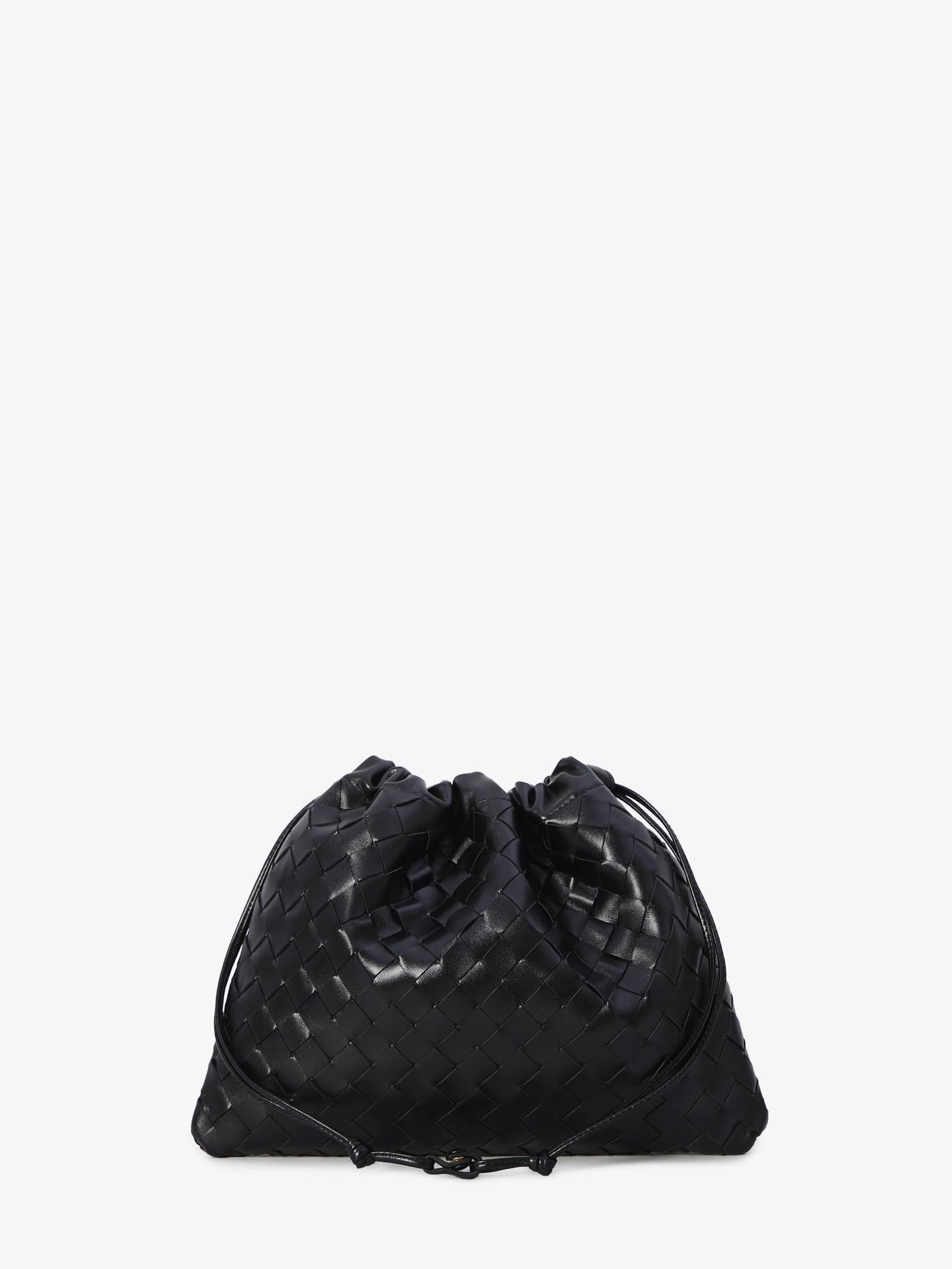 BOTTEGA VENETA OS black dustbag bag medium
