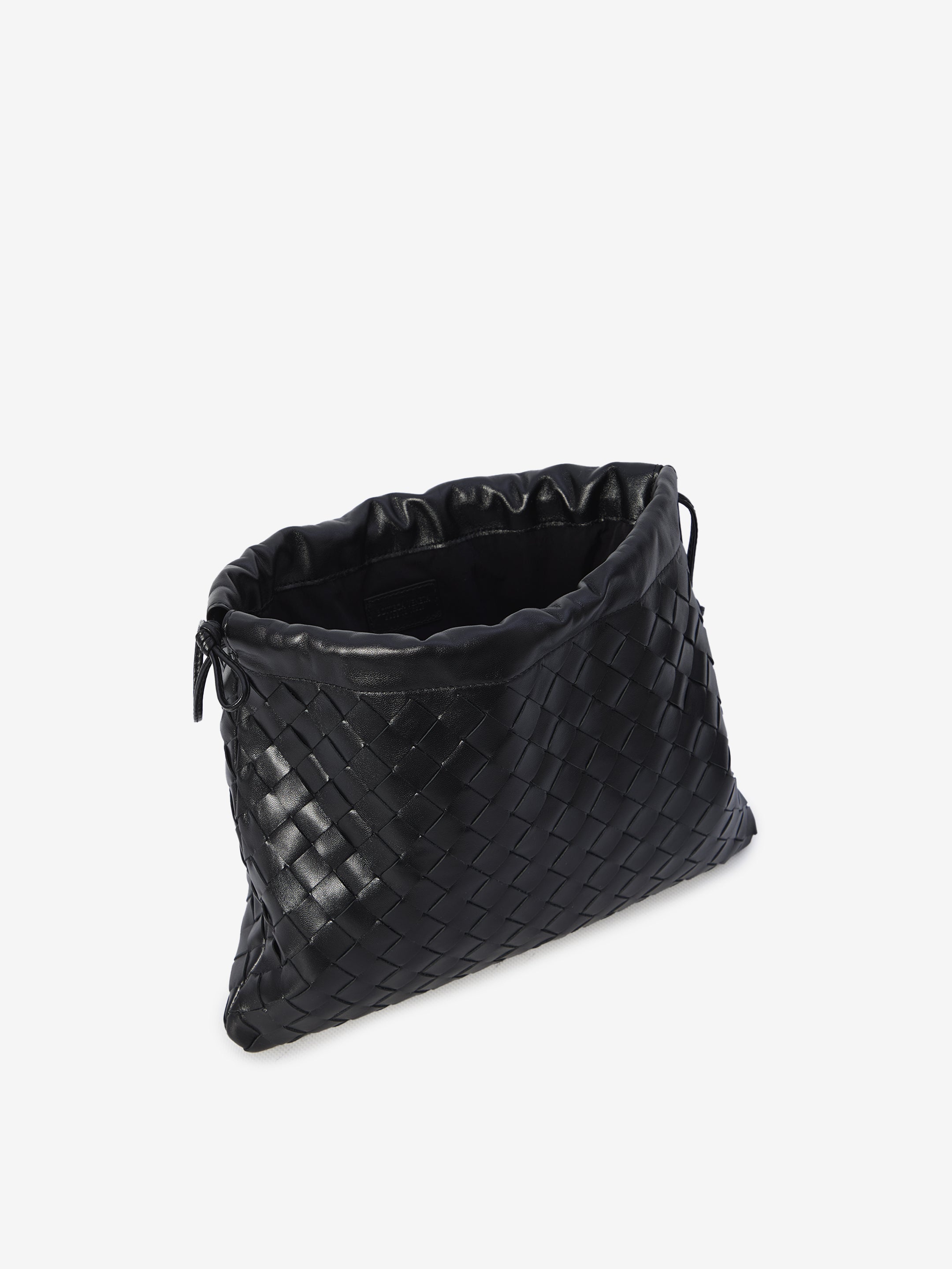 BOTTEGA VENETA OS black dustbag bag medium