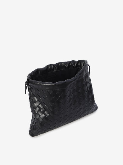 BOTTEGA VENETA OS black dustbag bag medium