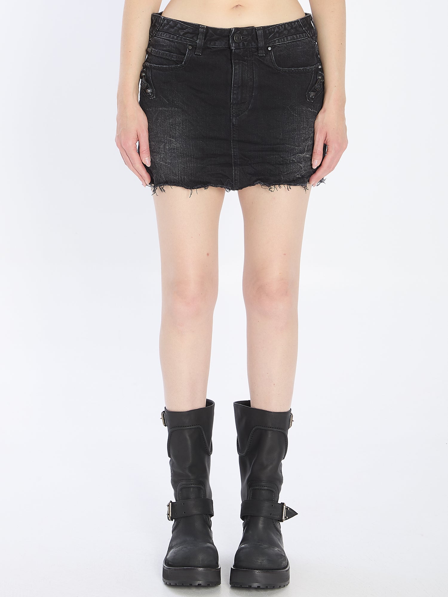 BALENCIAGA 36 mini city skirt 