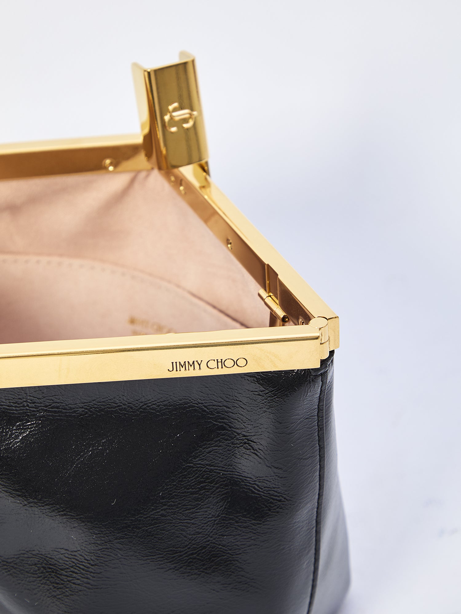 JIMMY CHOO OS ganache clutch