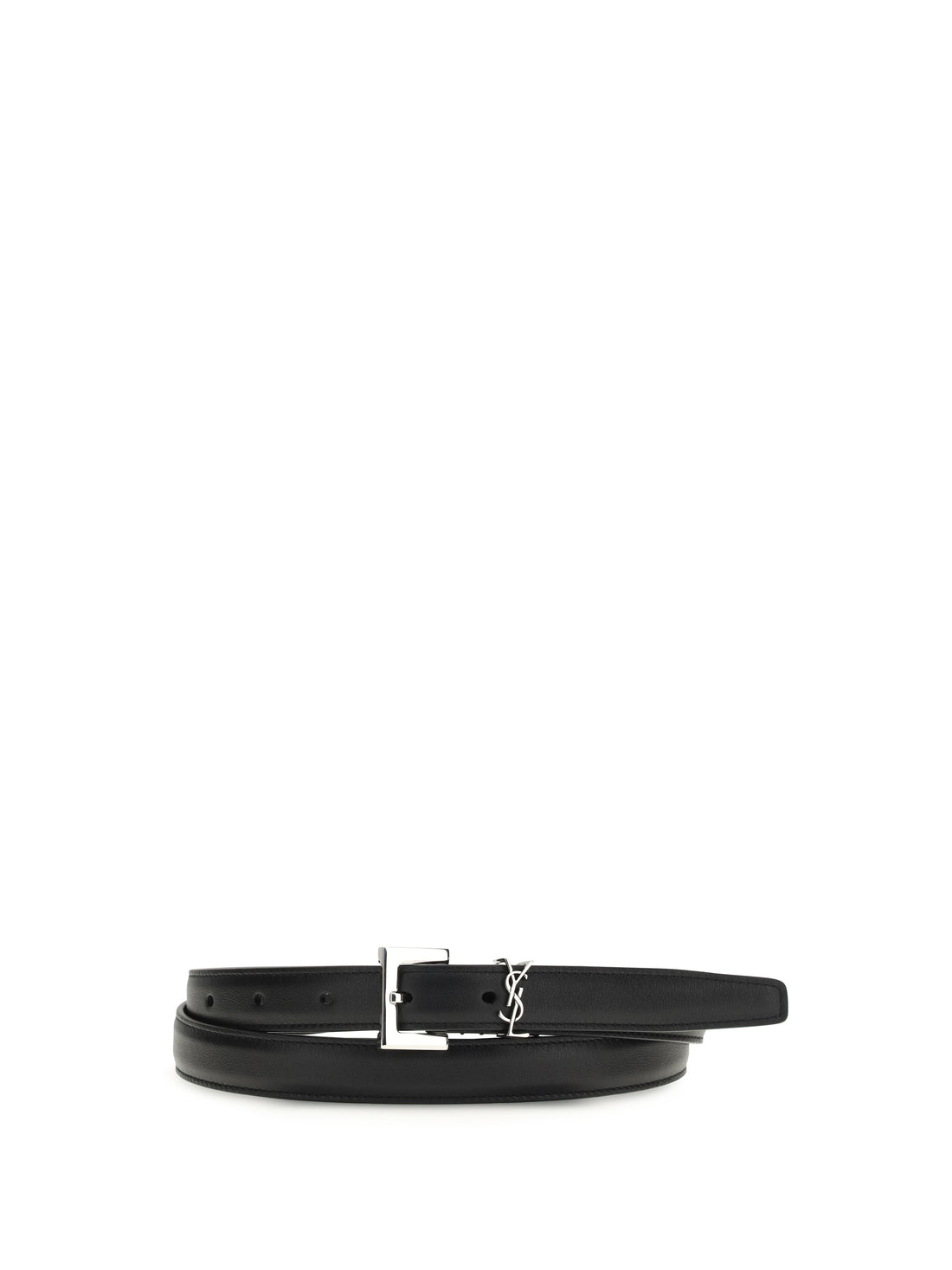 SAINT LAURENT 90 cassandre slim belt
