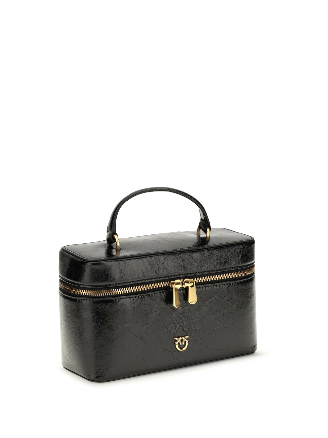 PINKO OS classic leather beauty case