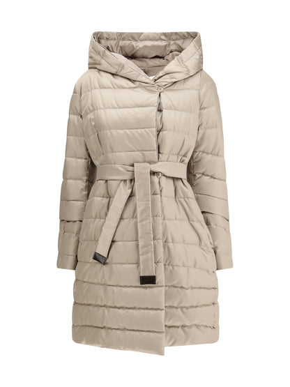 MAX MARA THE CUBE 42 puffer coat in water-repellent satin