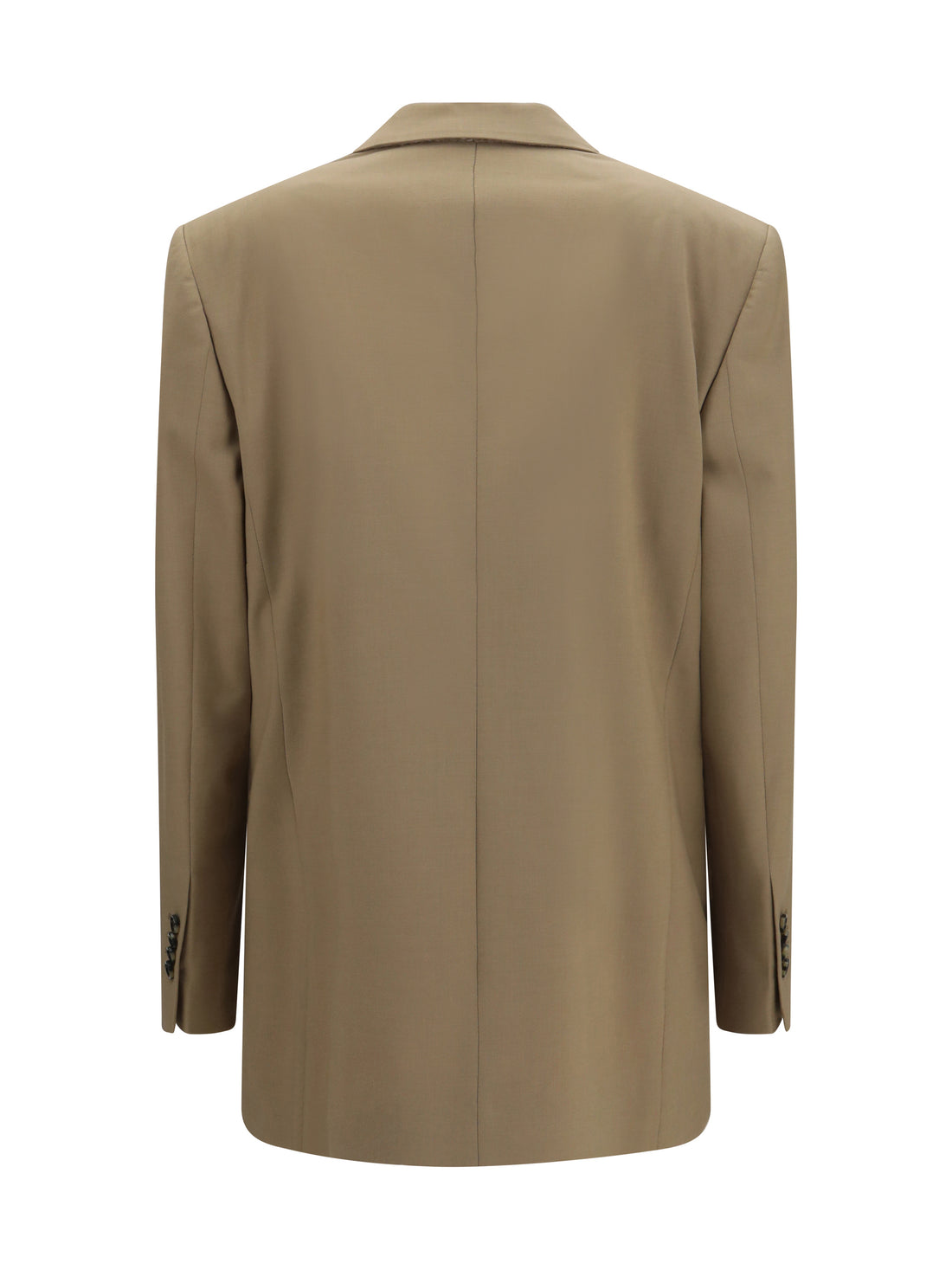 LARDINI 44 double-breasted stretch wool blend blazer 