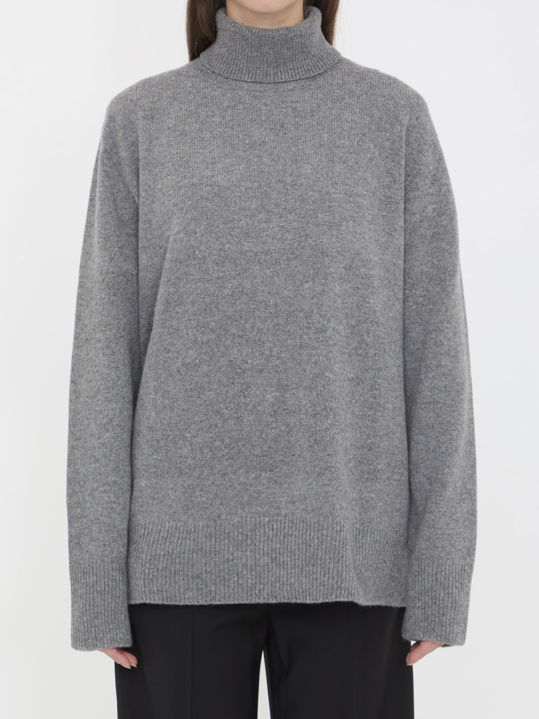 THE ROW M stepny top in wool and cashmere