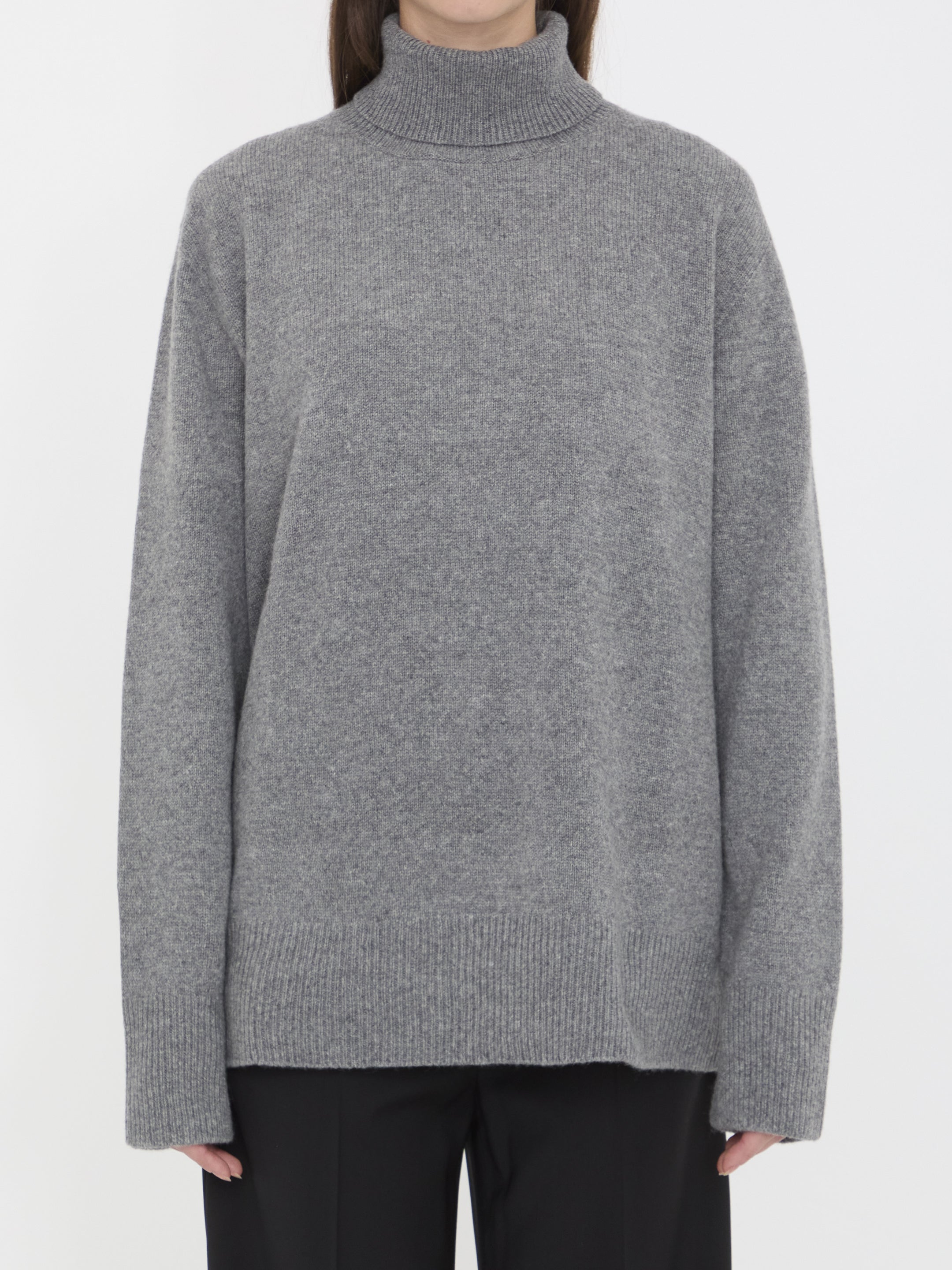 THE ROW M stepny top in wool and cashmere