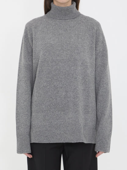 THE ROW M stepny top in wool and cashmere