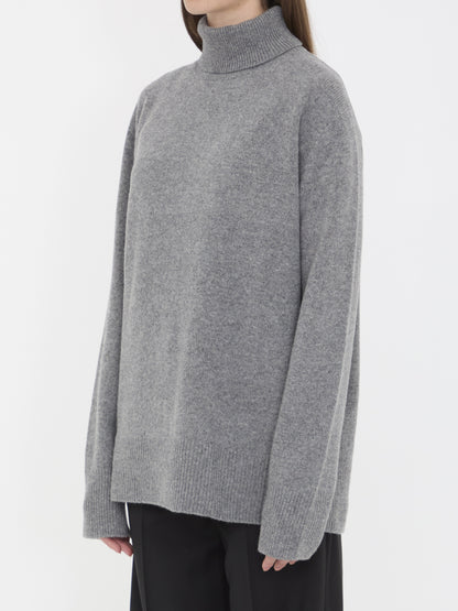 THE ROW M stepny top in wool and cashmere