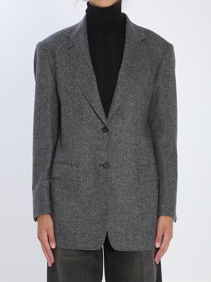 TAGLIATORE 38 wool tweed jacket