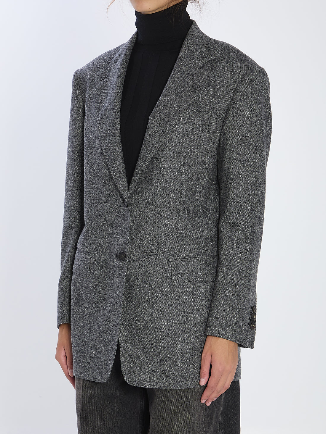TAGLIATORE 38 wool tweed jacket
