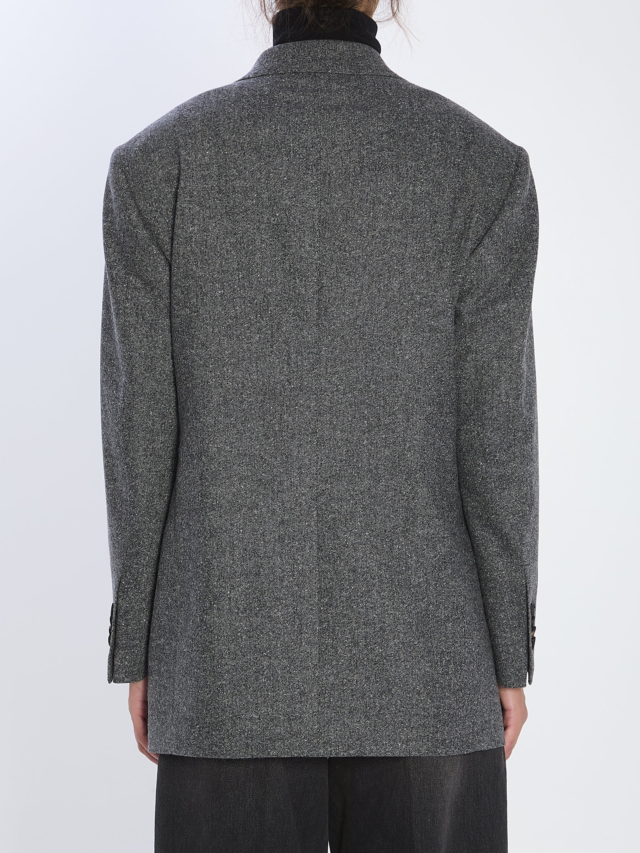 TAGLIATORE 38 wool tweed jacket