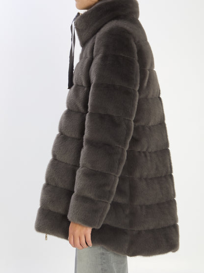 HERNO 42 faux fur down jacket
