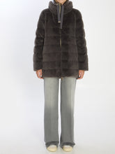 HERNO 42 faux fur down jacket