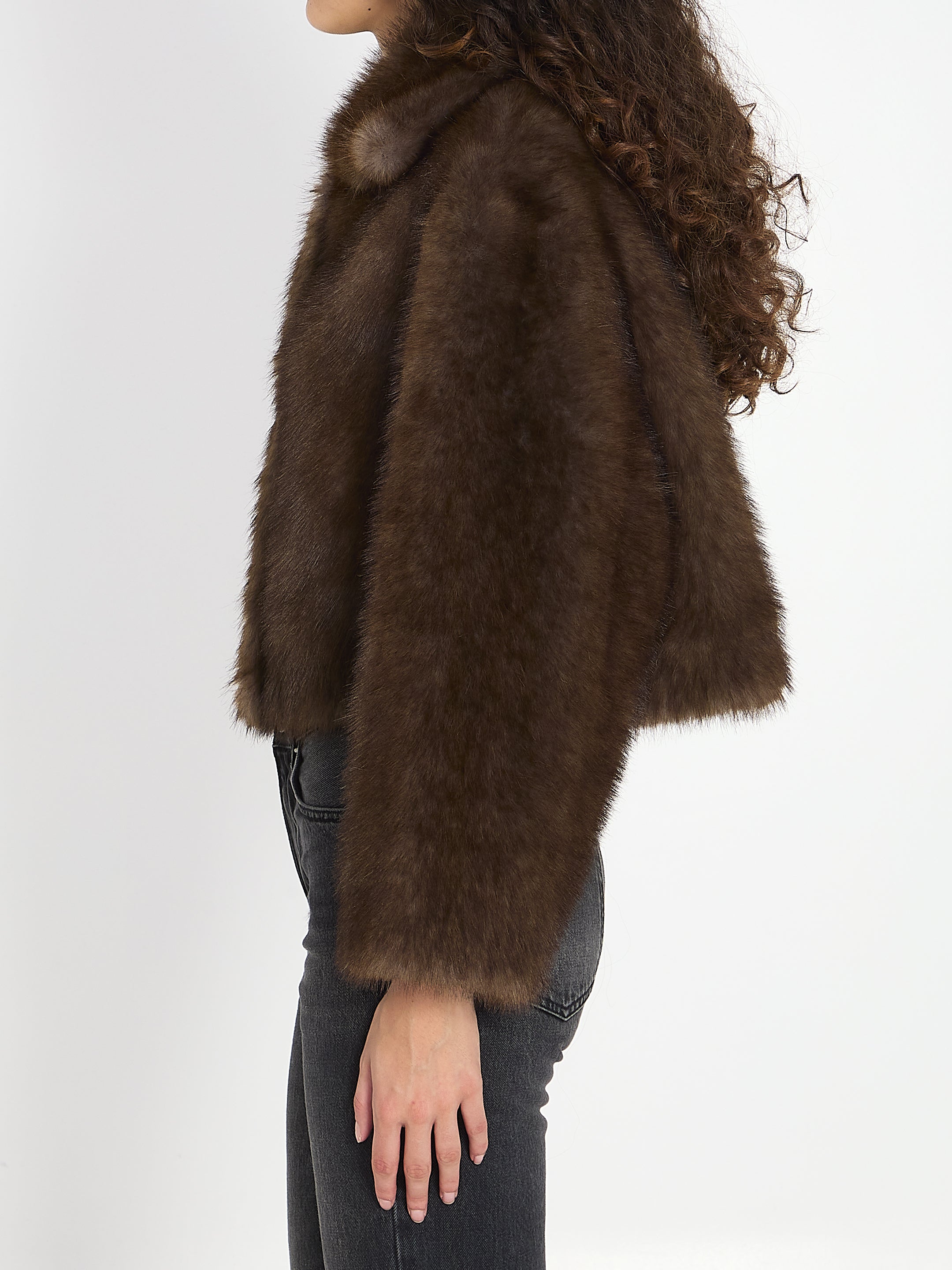 VALENTINI 40 faux fur jacket
