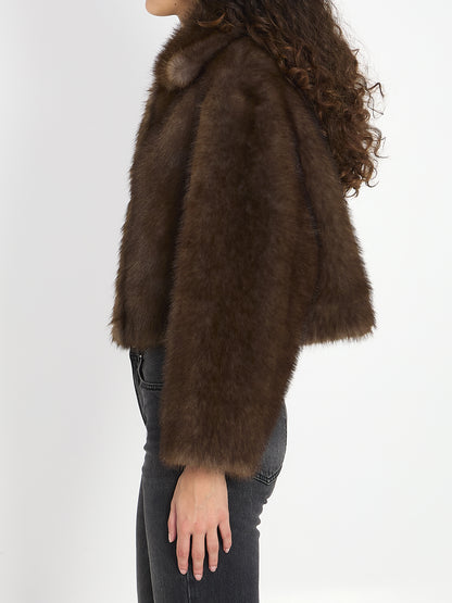 VALENTINI 40 faux fur jacket
