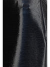 vinyl midi skirt