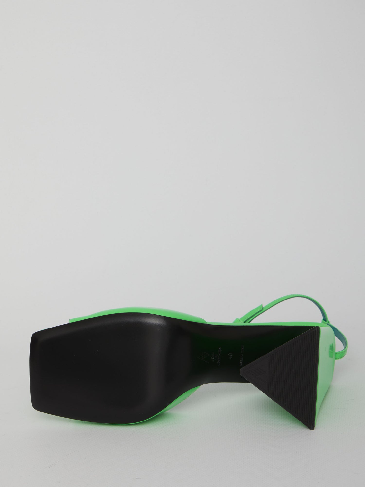 THE ATTICO 36 green piper sandals
