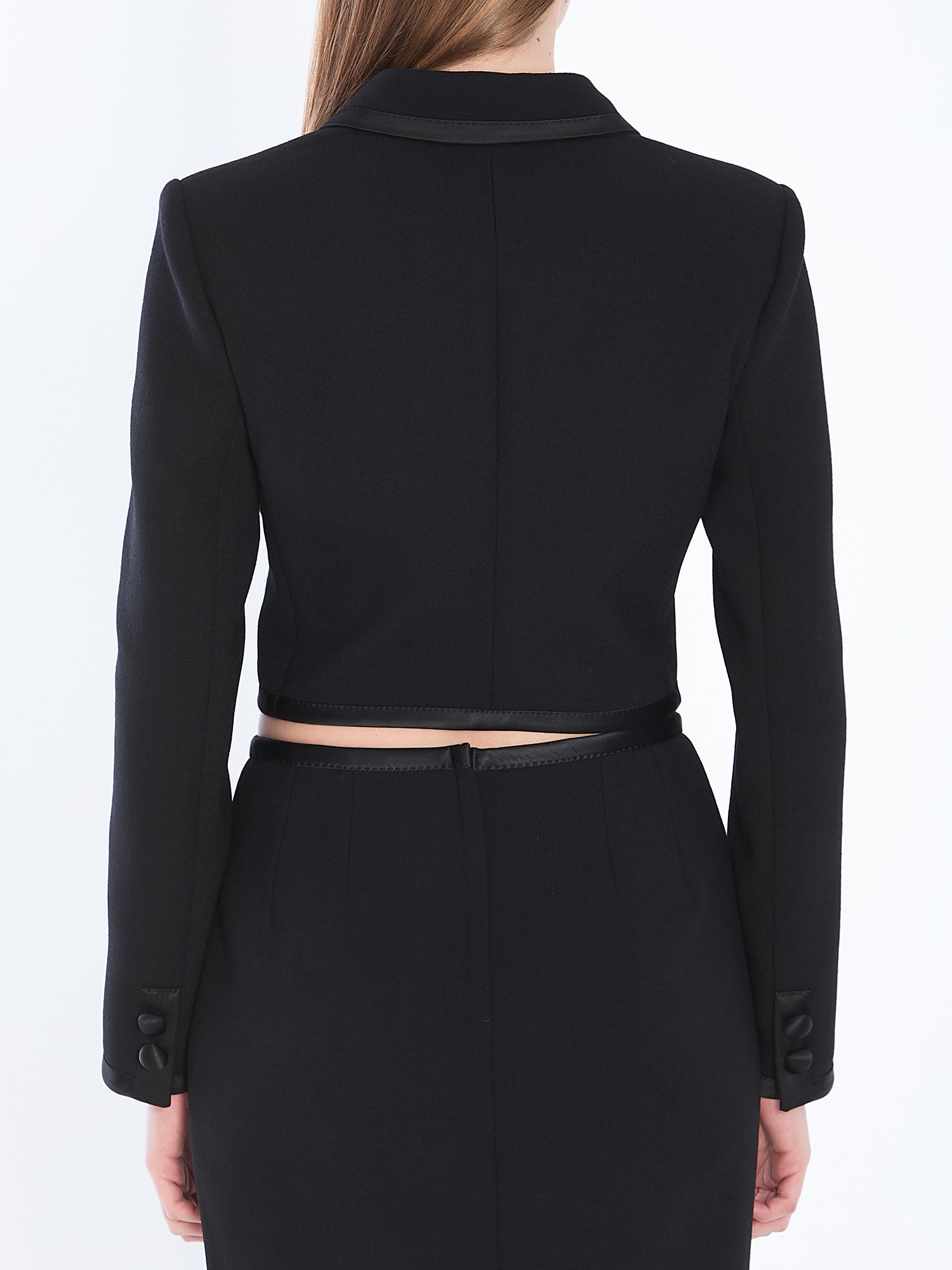 DOLCE&amp;GABBANA 40 cropped double-breasted jacket
