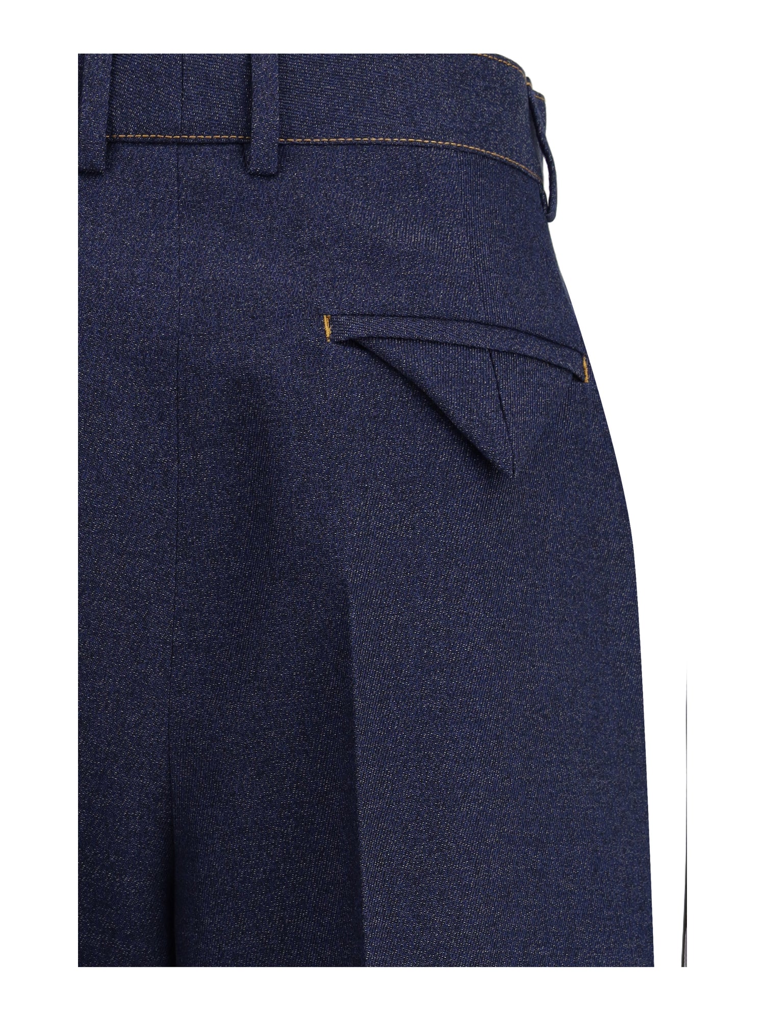 BOTTEGA VENETA 40 mélange wool pants