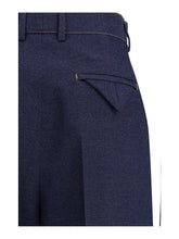 BOTTEGA VENETA 40 mélange wool pants