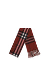 cashmere check scarf