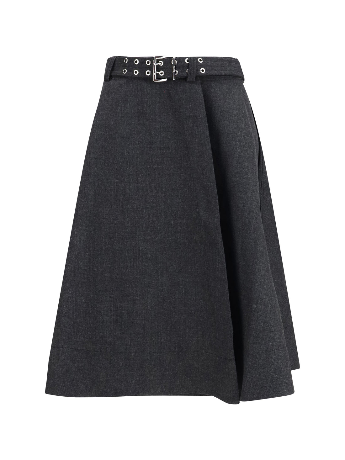 GANNI 42 wool wrap skirt