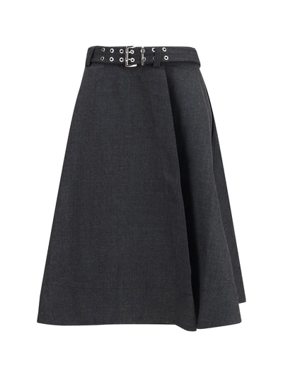 wool wrap skirt