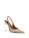 satin slingback pumps
