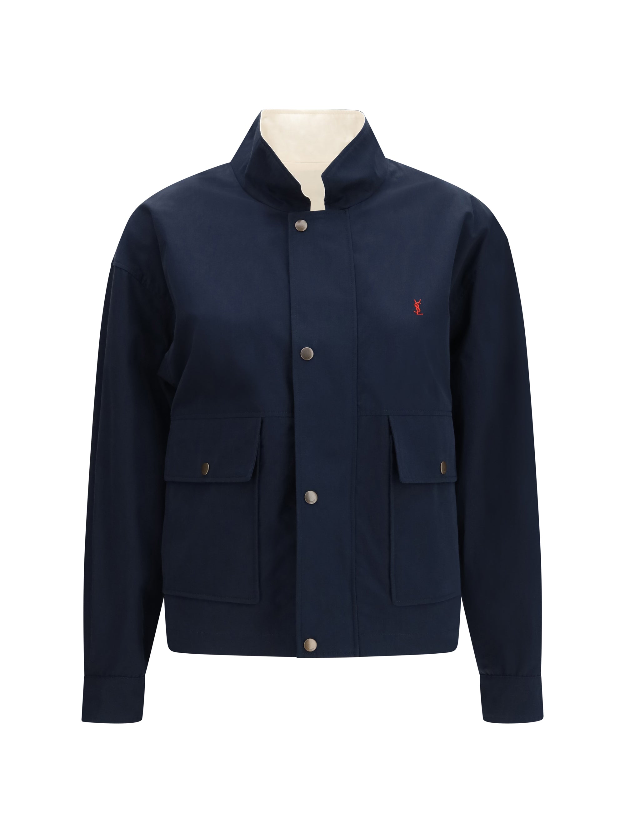 cassandre reversible brushed cotton canvas jacket