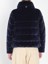 HERNO 40 velvet-effect jacket